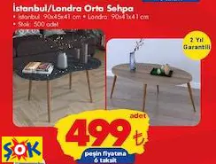 İSTANBUL/LONDRA ORTA SEHPA
